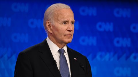 President Joe Biden at CNN's debate on June 27, 2024.