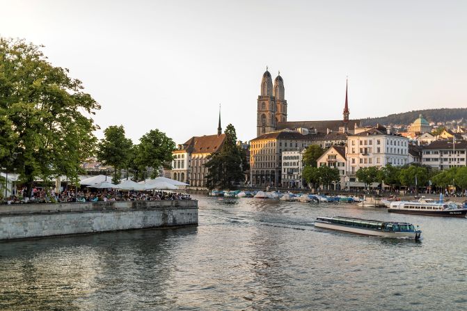 <strong>3. Zurich, Switzerland: </strong>The highest Swiss city on the list, Zurich scored strongly in the education and health care categories.