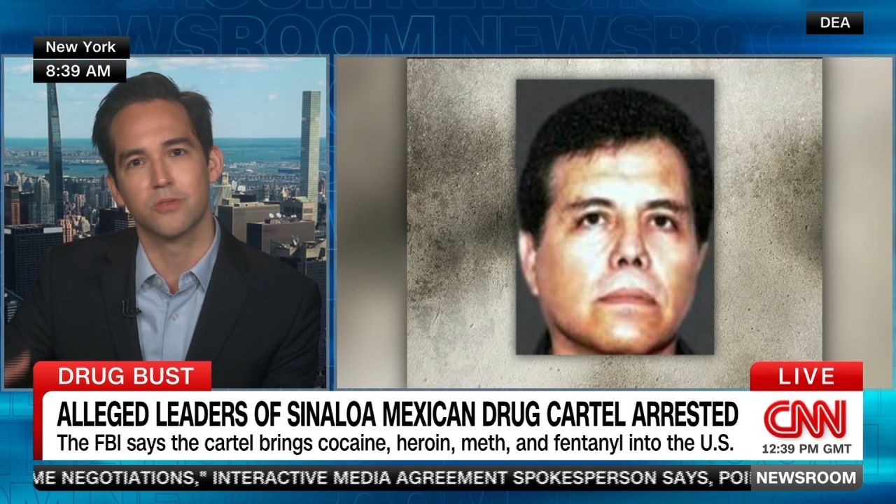 <p>Alleged leaders of Sinaloa drug cartel, including the son of the notorious drug lord "El Chapo", have been arrested; Polo Sandoval explains how it happened.   </p>