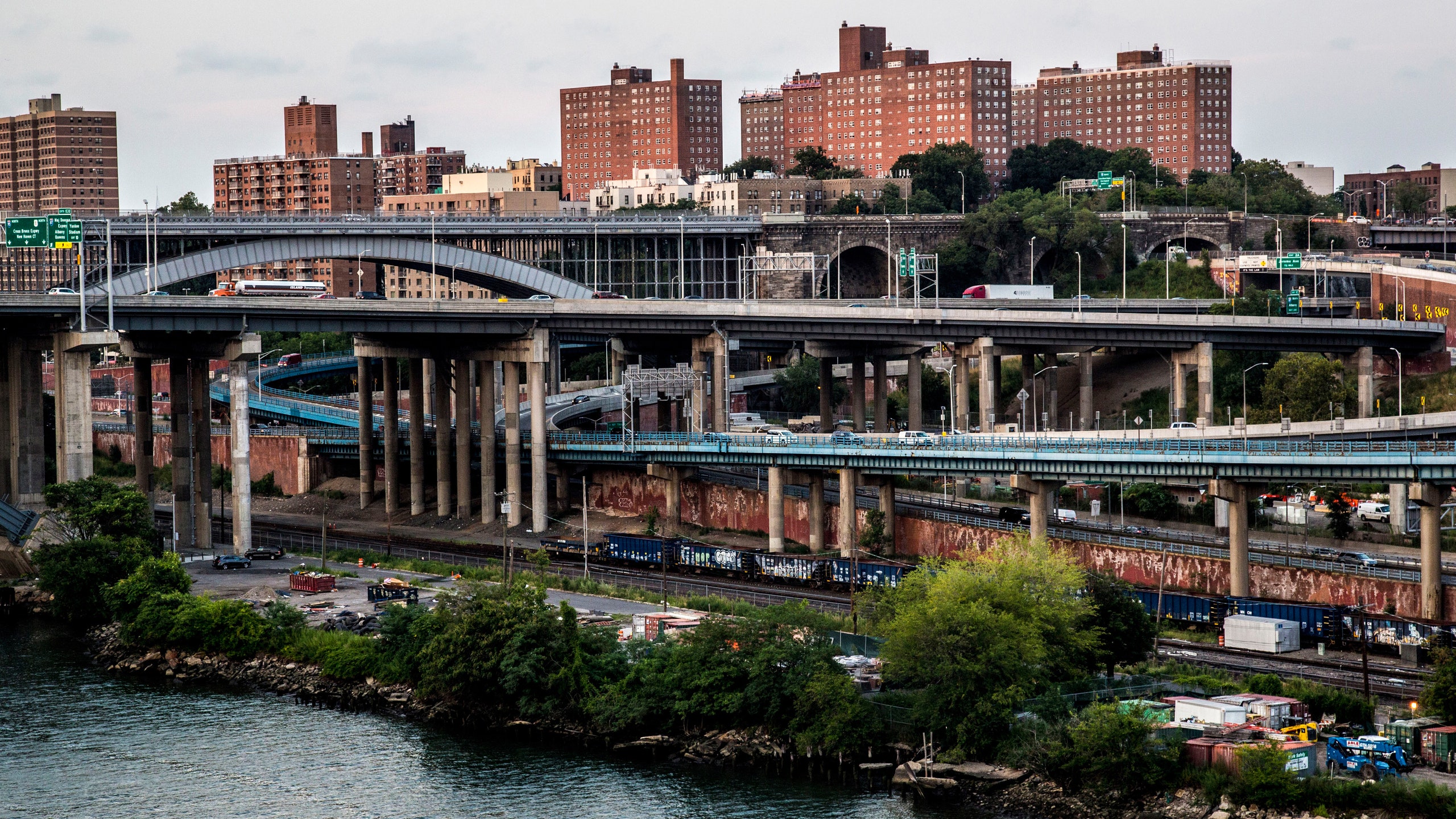 Image may contain Road Freeway Building City Town Metropolis Urban Bridge and Overpass