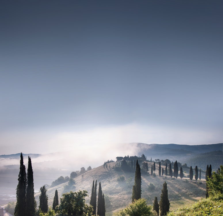 View of Grugliano, Castello di Reschio