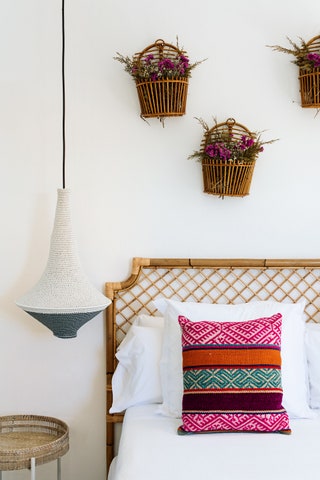 A bedroom at Can Tres Formentera