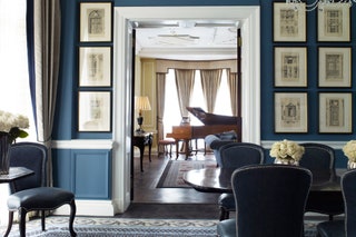 Dining room in the Royal Suite at Claridge's