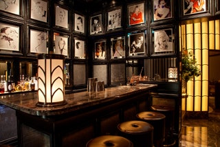 A bar at Claridge's hotel London