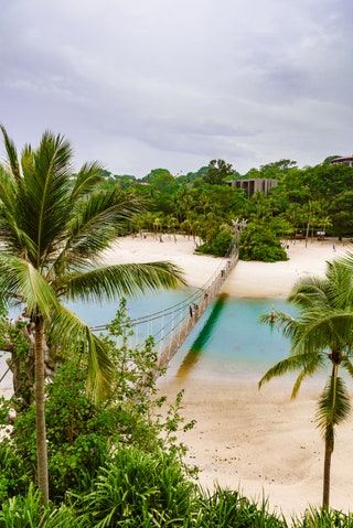 Palawan Beach on Sentosa Island