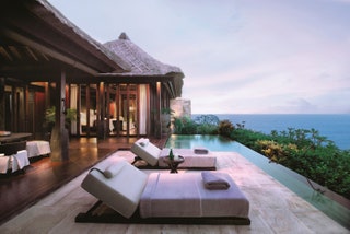 Teetering on a cliff on Bali's rugged southern tip Bulgari Bali is as splendid as you could expect from a brand known...