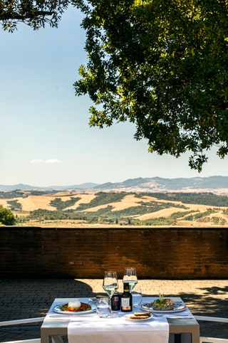 Il Giglio Blu pool bar at Toscana Resort Castelfalfi Italy