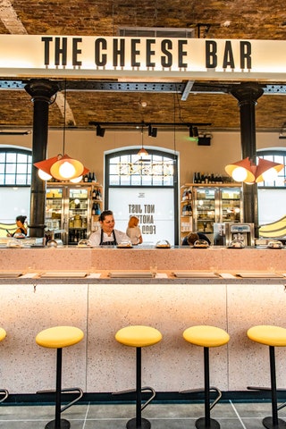 Cheese bar at Seven Dials Market