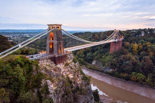 Clifton Suspension Bridge Avon Gorge River Avon Bristol North Somerset England