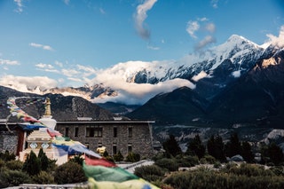 Landscape and mountains around Shinta Mani Mustang