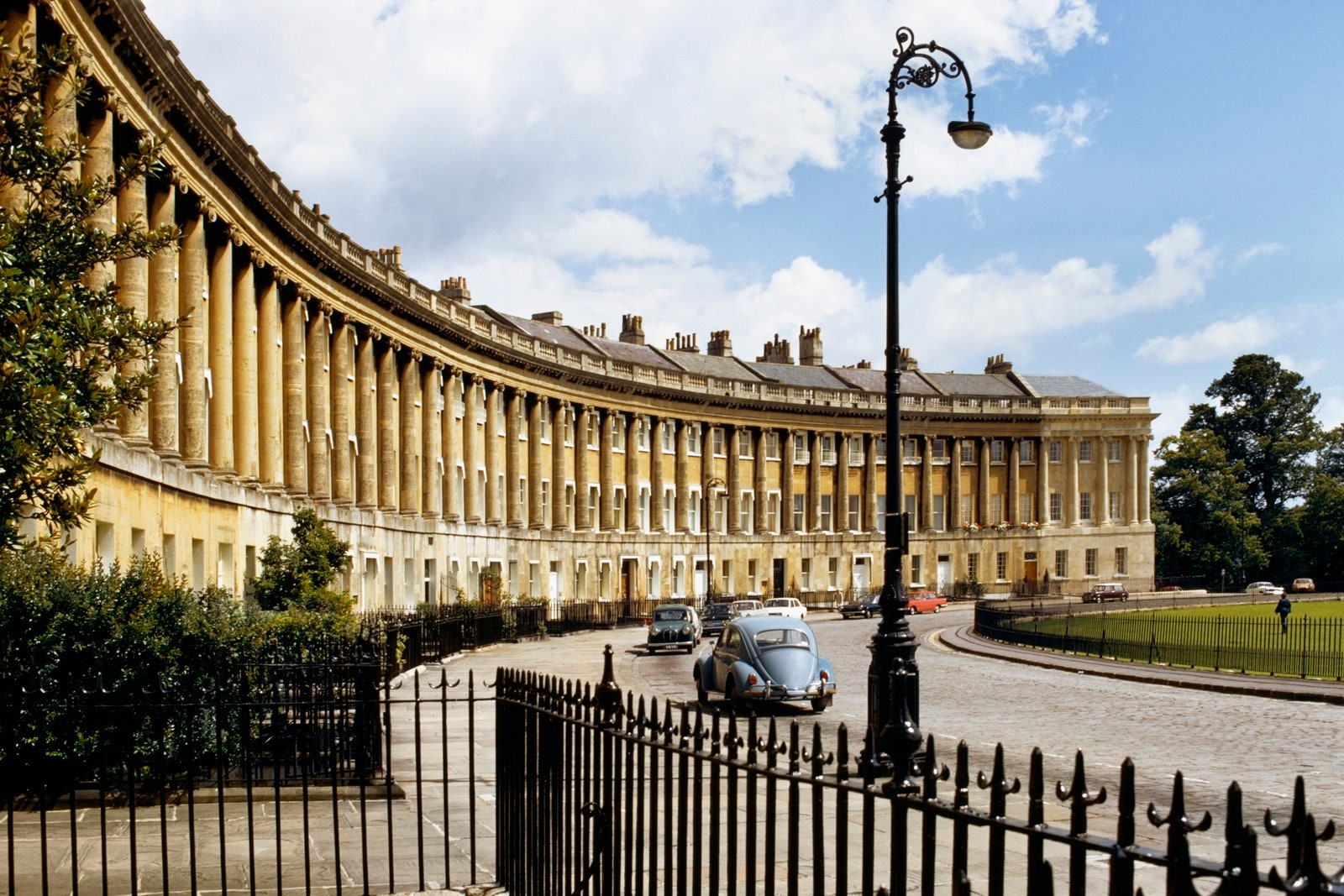 Exterior of Royal Crescent Bath England