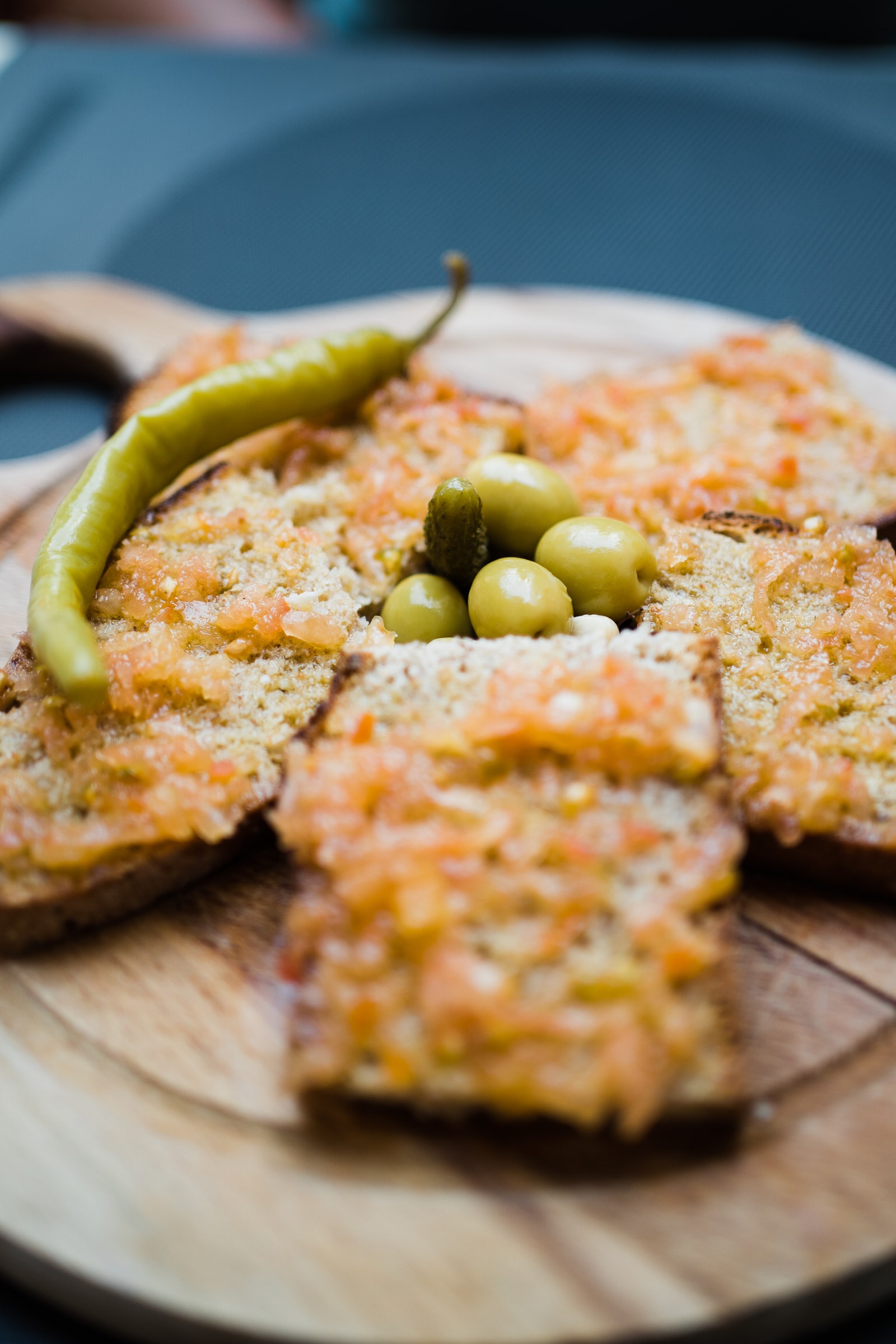 Pamboli is typical bread with tomato