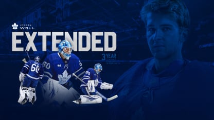 MAPLE LEAFS EXTEND GOALTENDER JOSEPH WOLL