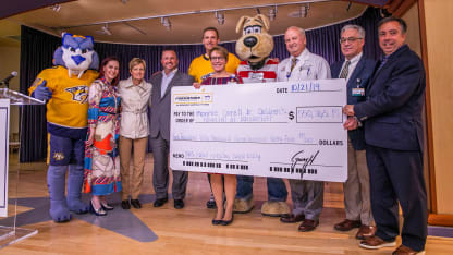 Rinne, Preds, 365 Fund Donate Over $500,000 to Children's Hospital