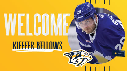 Predators Sign Kieffer Bellows to One-Year, Two-Way Contract