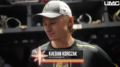 Kaedan Korczak Postgame 10/22