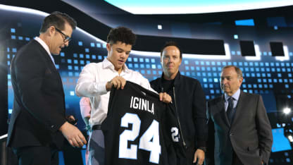 Utah Hockey Club selects Tij Iginla at 2024 NHL Draft