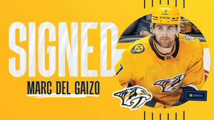 Predators Sign Marc Del Gaizo to One-Year, Two-Way Contract