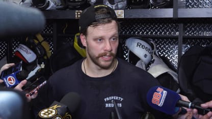 Locker Room Raw: David Pastrnak