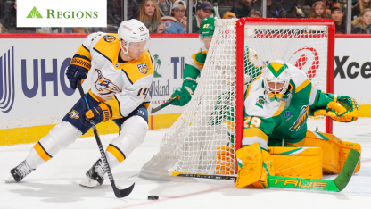 Predators Keep Point Streak Alive in 4-3 Overtime Loss to Wild