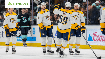 Josi Fuels Predators to 4-1 Win Over Kraken as Nashville Extends Point Streak to 14 Games