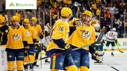 Predators Defeat Wild, 6-1, Earn Seventh Straight Win