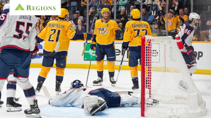 Josi, Novak Power Predators to 6-4 Win Over Blue Jackets