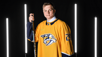 Egor Surin hopes to be physical force in Nashville Predators future