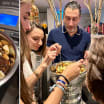 Roberto Luongo eats gnocchi poutine out of Stanley Cup