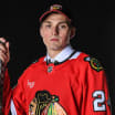 Artyom Levshunov adjusting at Blackhawks development camp