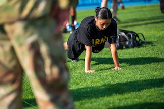 311th ESC Conducts ACFT at UCLA