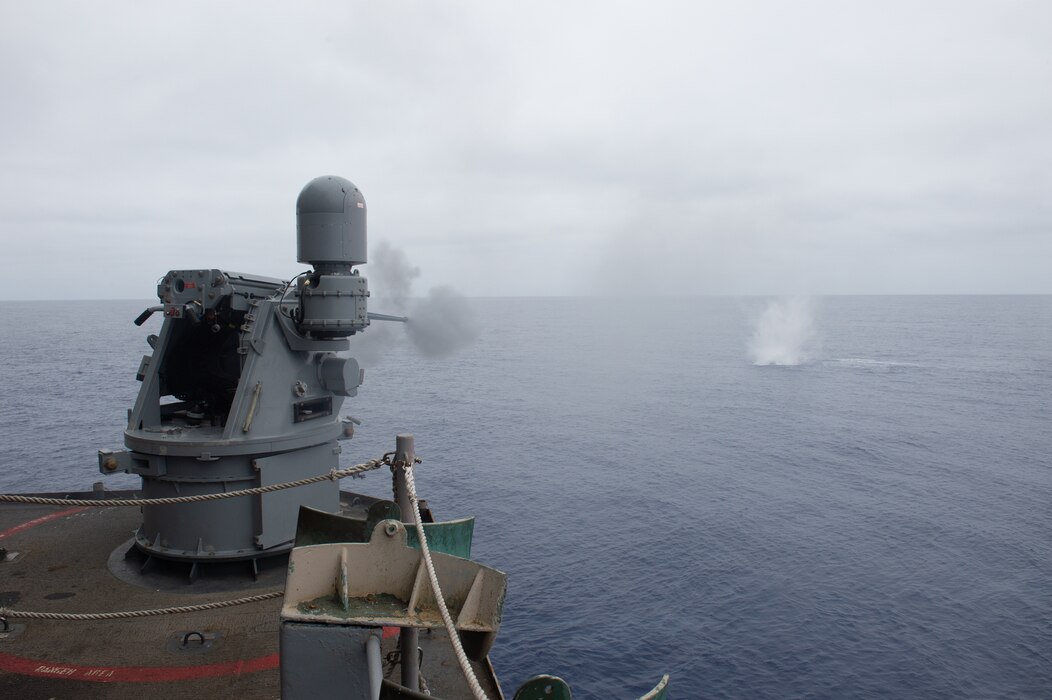 USS Ronald Reagan (CVN 76) live-fire exercise.