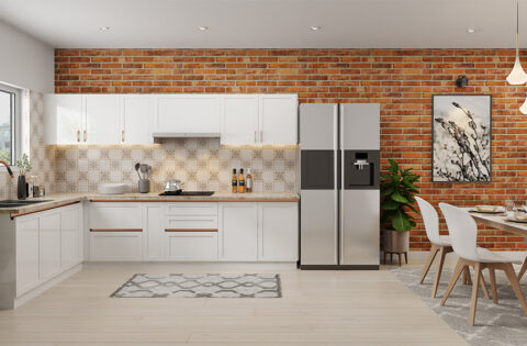 Brick wall kitchen design to take your kitchen decor to a whole new level