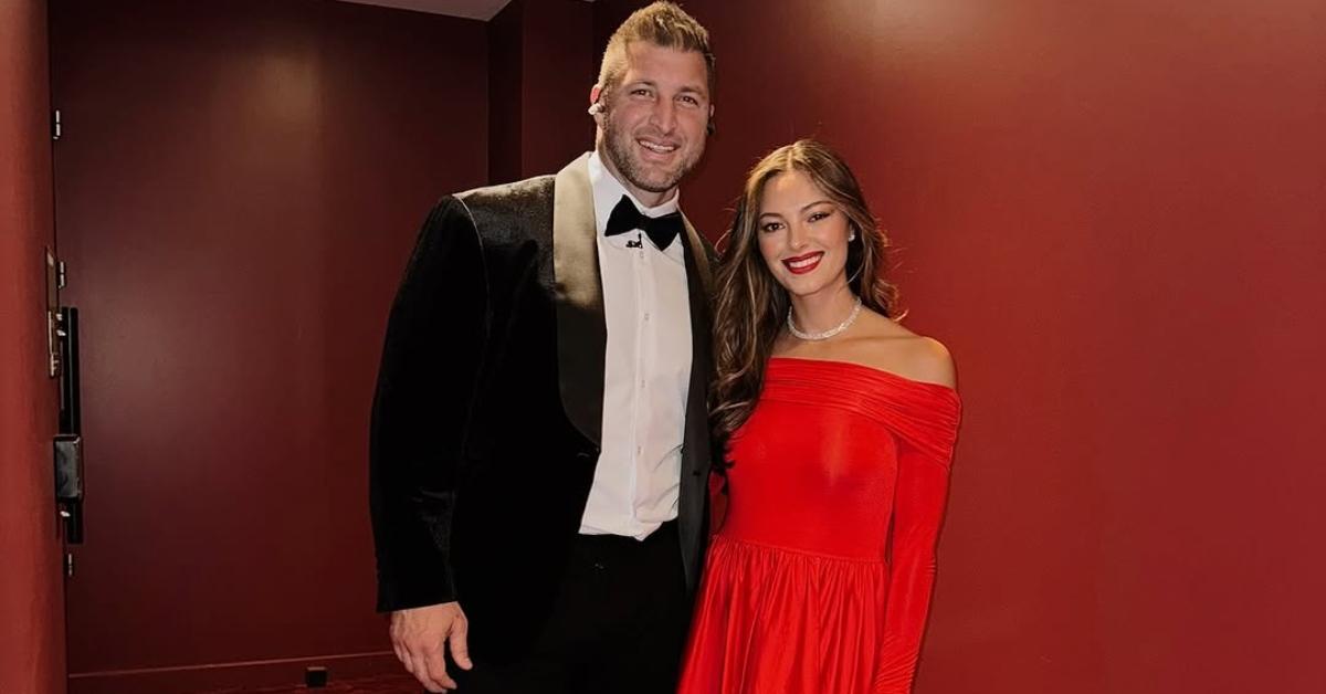 Tim Tebow with Demi-Leigh Tebow