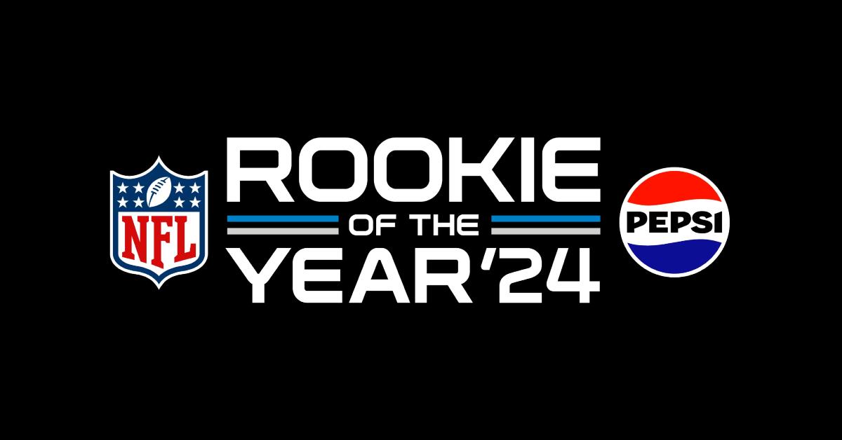 The 2024 Pepsi Zero Sugar NFL Rookie of the Year logo.