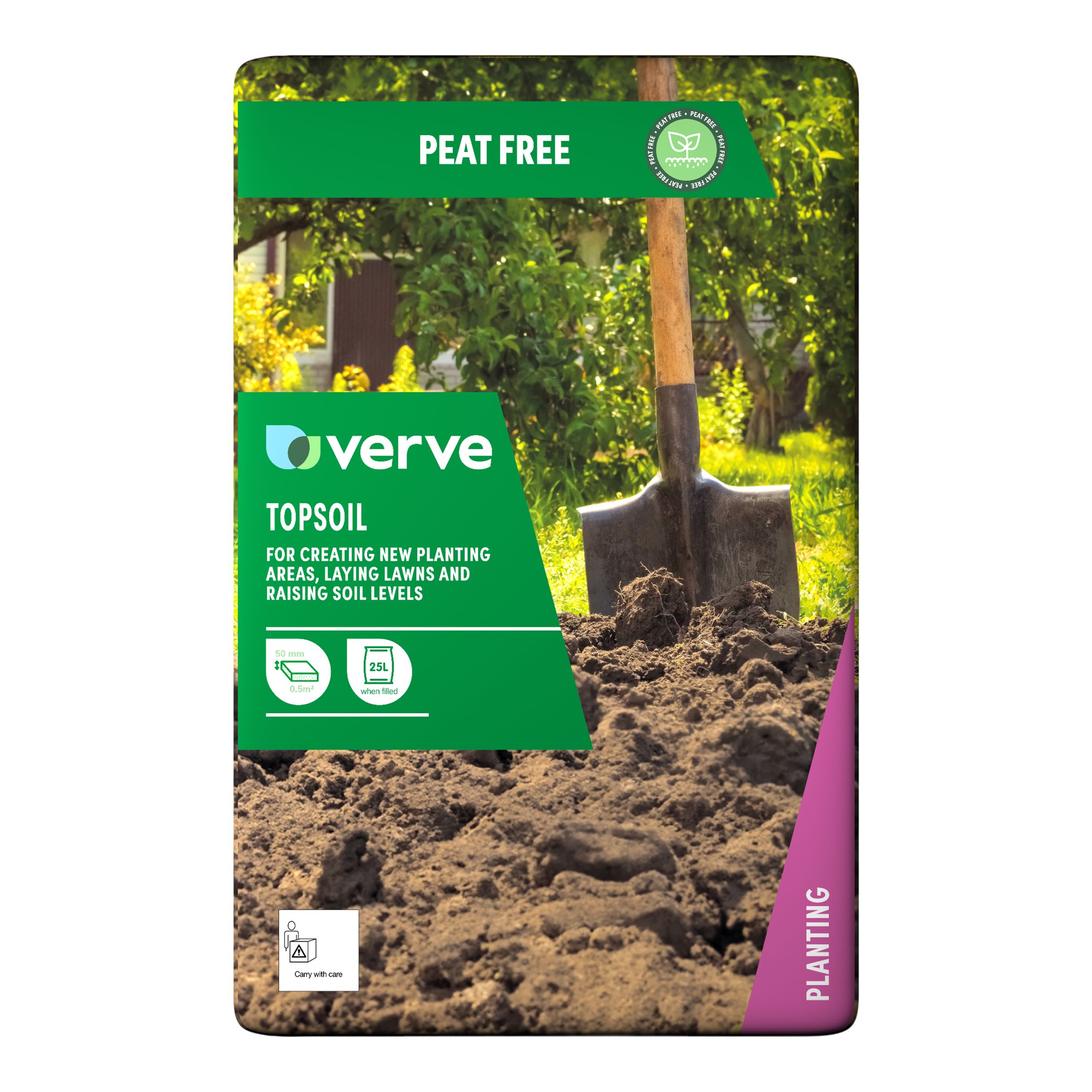 Verve Peat-free Top soil 25L