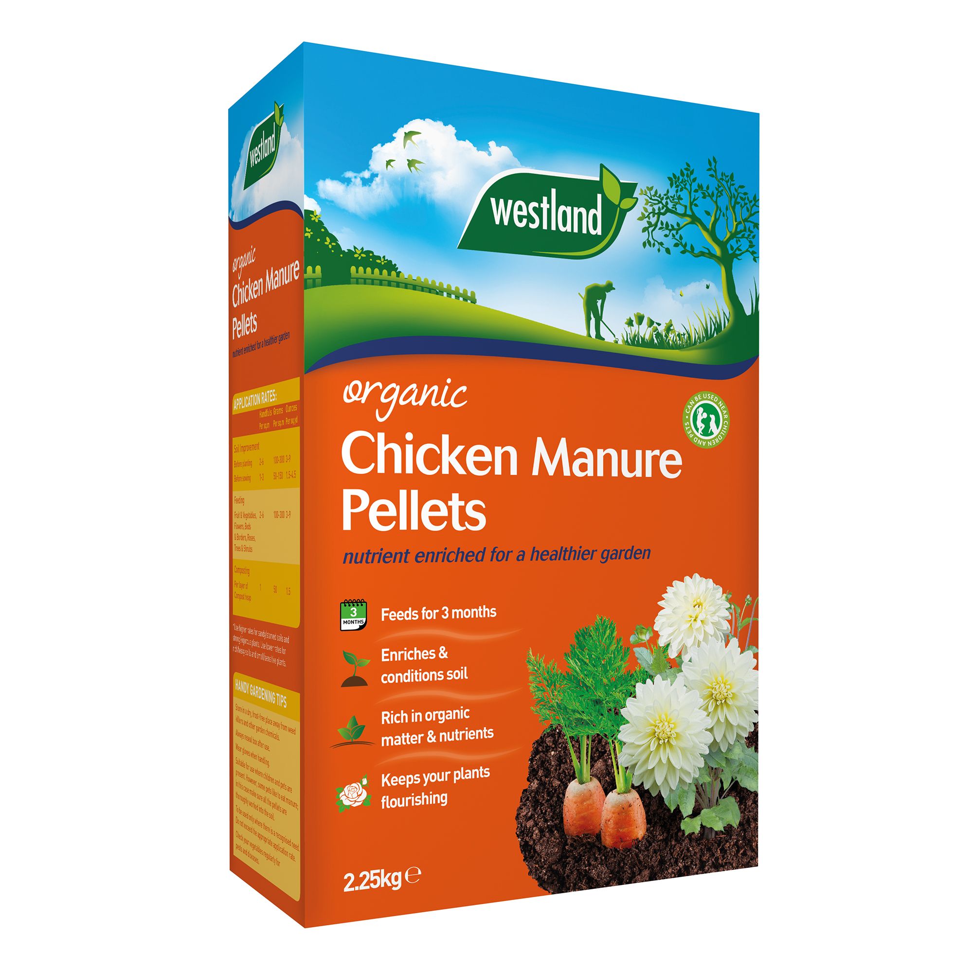 Westland Chicken manure Pellets, 2.25kg