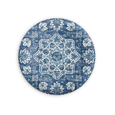 Purely Home Atlantic Blue Melamine  Side Plates - Set of 4