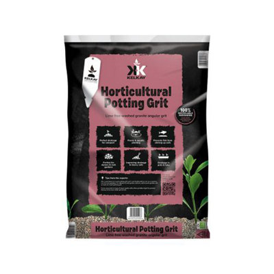 RHS Horticultural Potting Grit - 20KG Bag x 1 - Improves Drainage