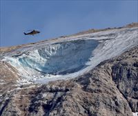 Gutxienez 7 hildako eta 13 desagertu Dolomitetako ezbeharrean