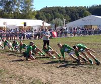 Brontzezko domina irabazi du Goierri-Abadiño taldeak Munduko Sokatira txapelketan