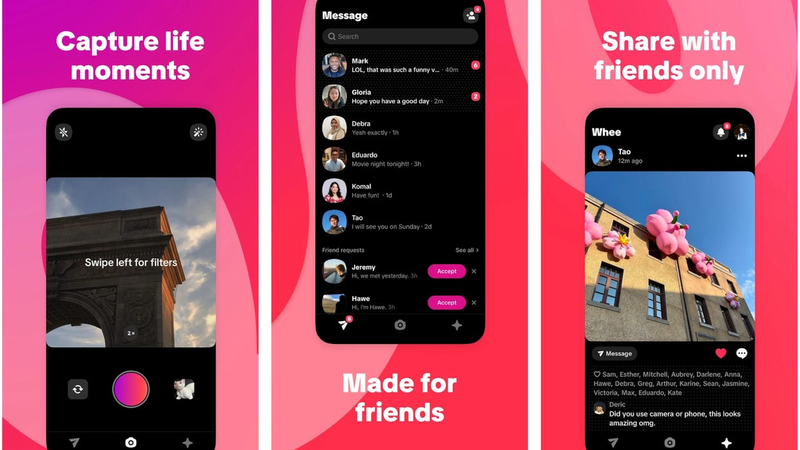 Whee, así es la nueva red social de TikTok que busca desbancar a Instagram