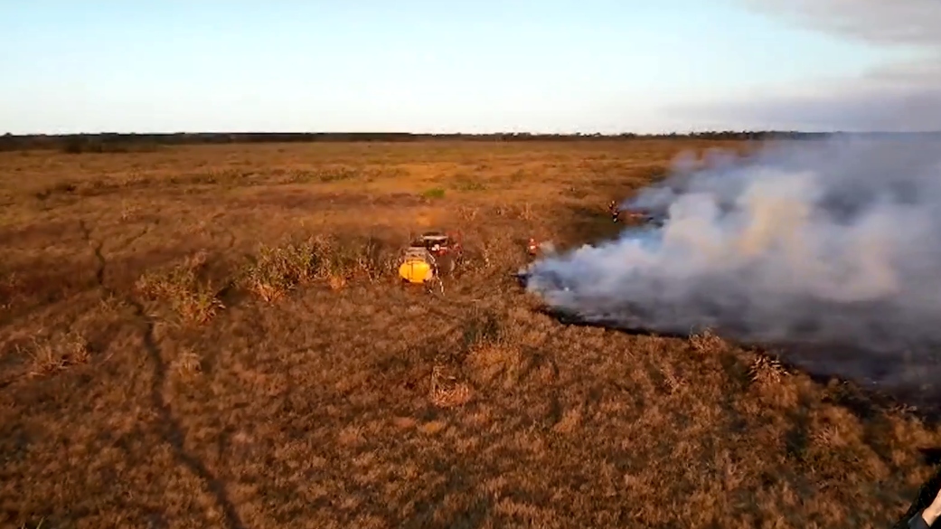 Chamas no Pantanal já devastaram uma área equivalente a três vezes o tamanho da cidade de São Paulo.