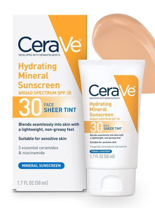 CeraVe Hydrating Mineral Sunscreen with Sheer Tint