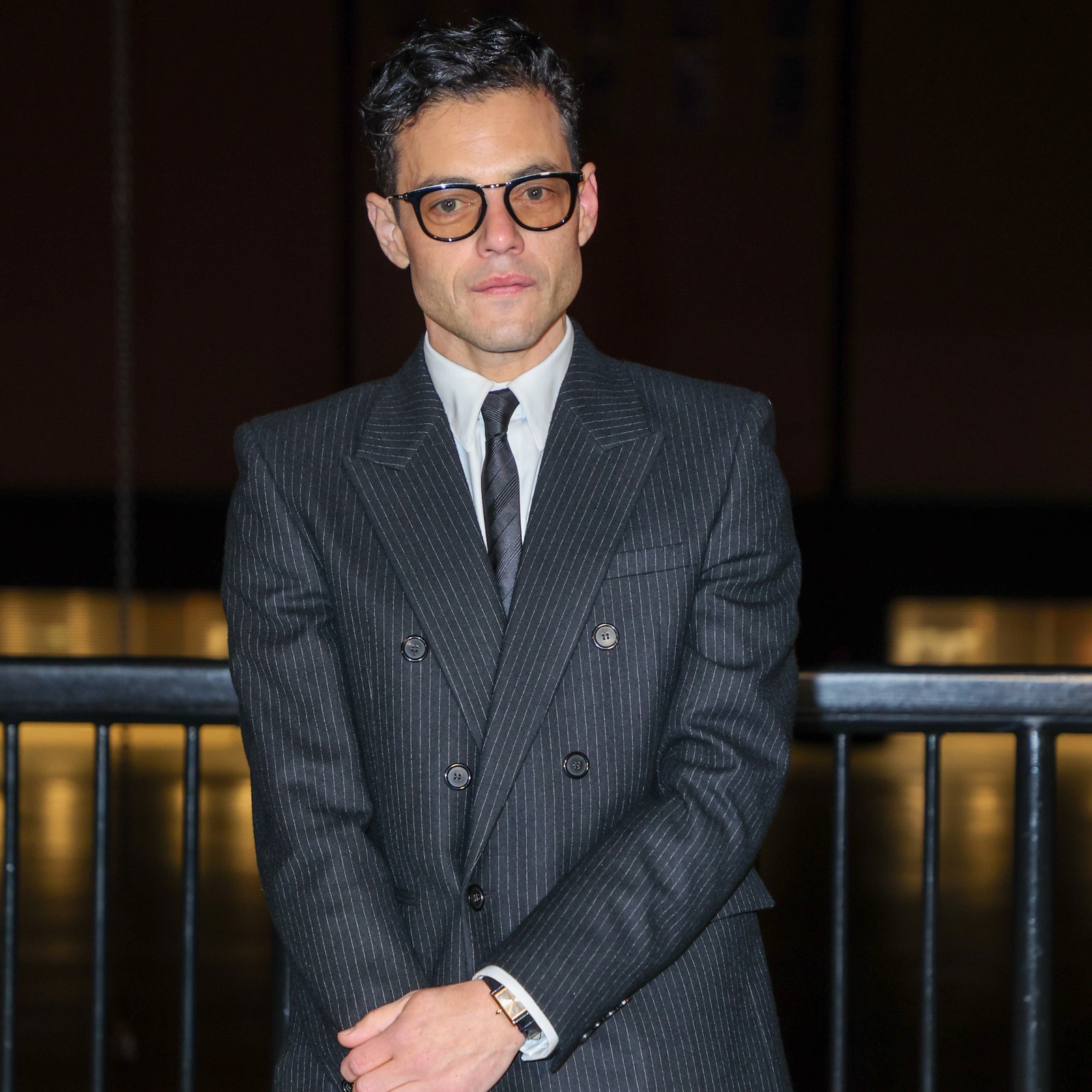 In London, Rami Malek rails against lazy tailoring