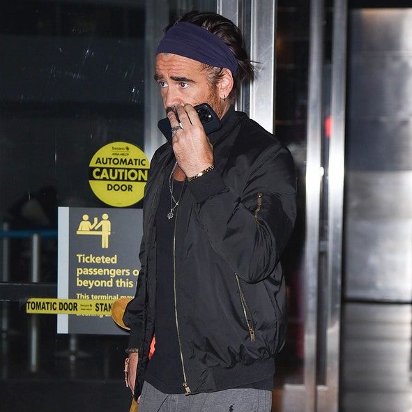 Colin Farrell is especially fond of his beat-up Nike Pandas