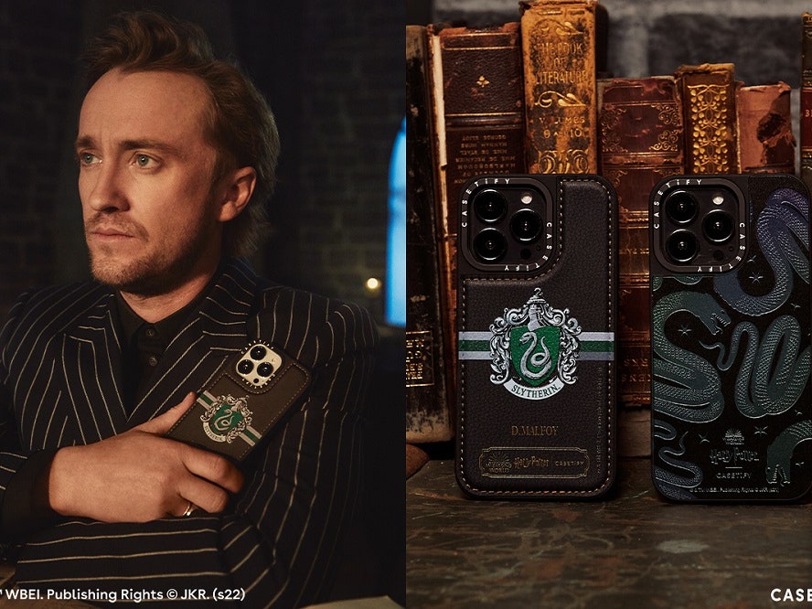 「馬份」Tom Felton親自示範！CASETiFY 首度聯名《哈利波特》推出聯名系列，金探子化身成為AirPods保護殼！