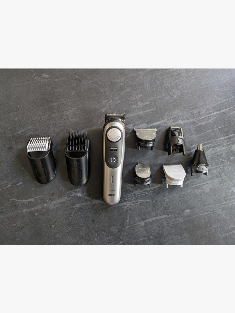 Braun beard trimmer and attachments