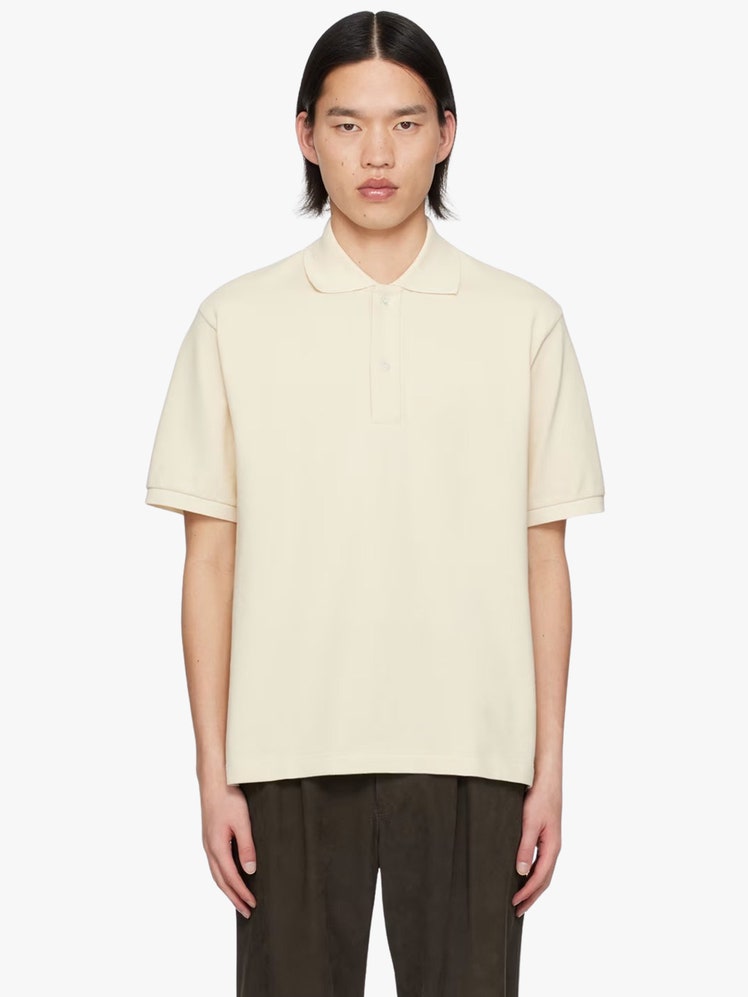 Off-White Button Up Polo