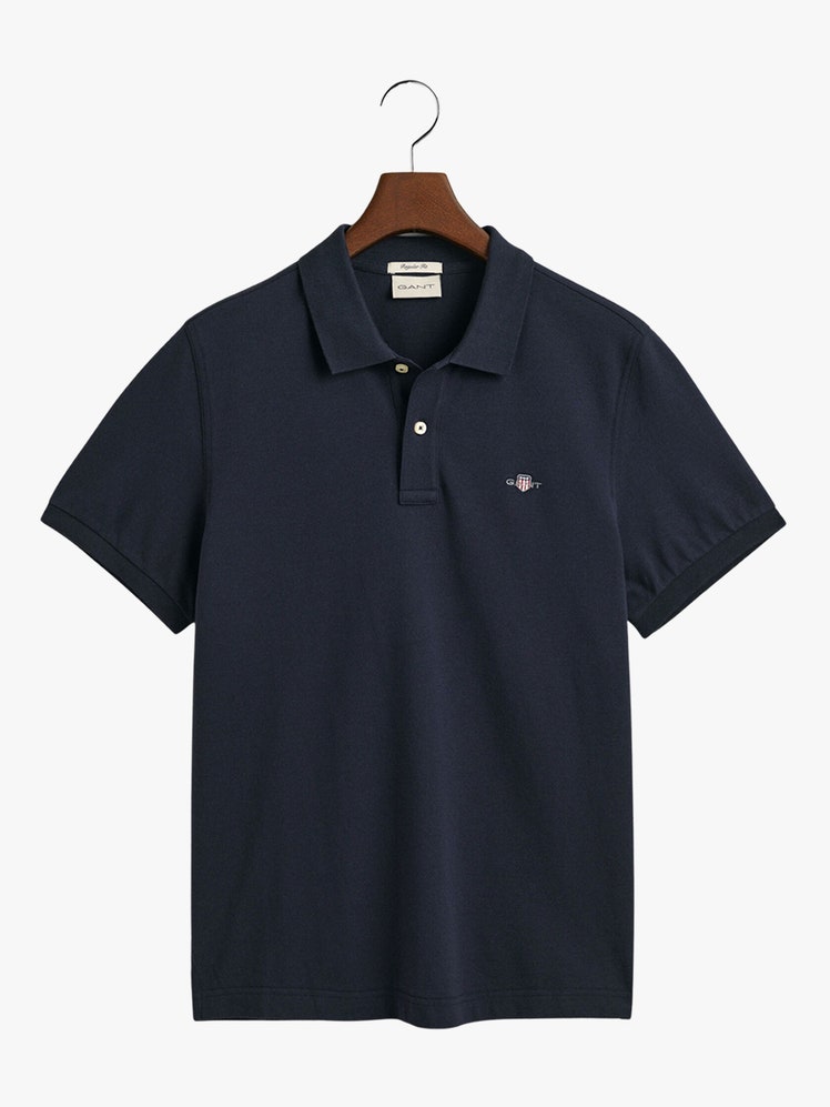 Regular Fit Shield Pique Polo Shirt